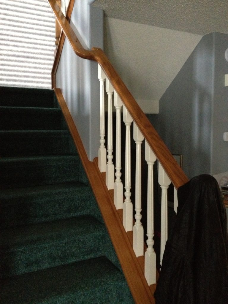 railing for stairs transformation
