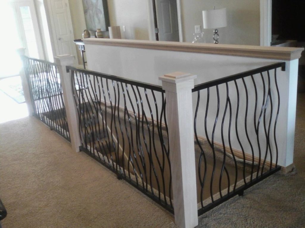 BENT Iron Art Railing by Cam Harris Art Calgary Alberta