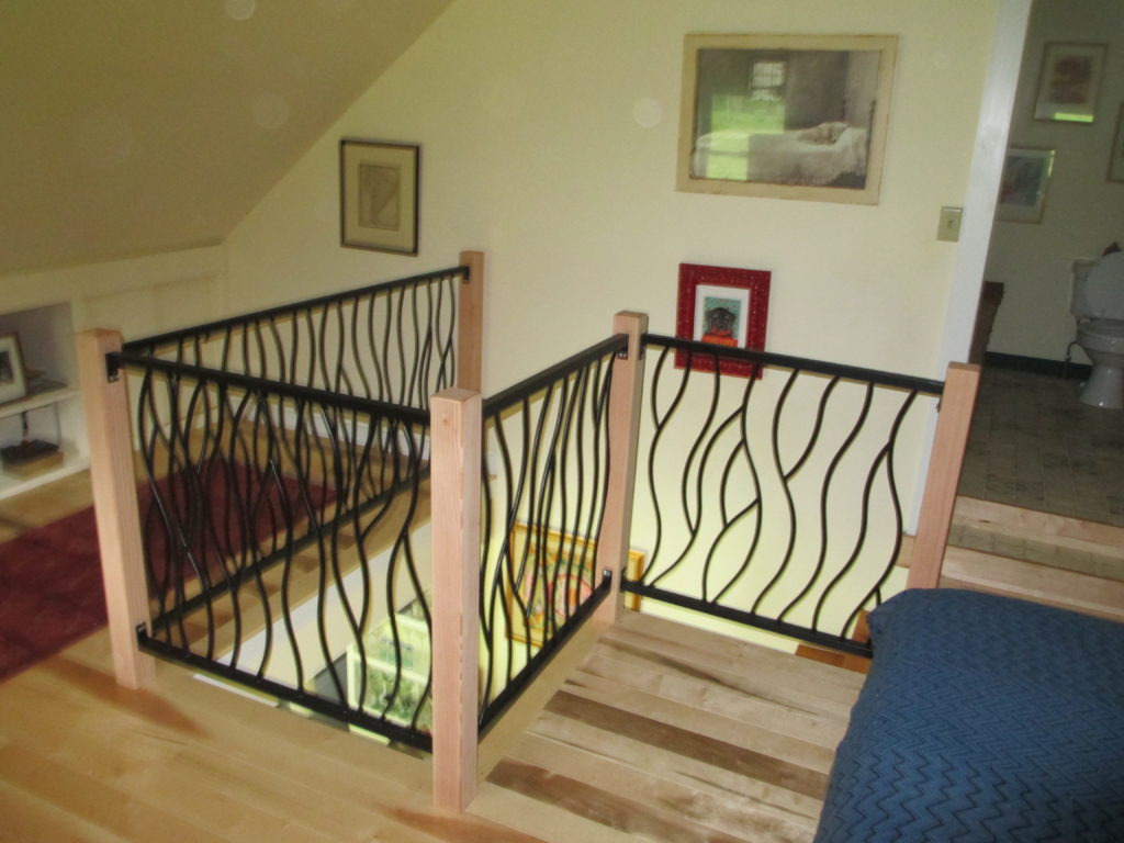 BENT Iron Art Railing by Cam Harris