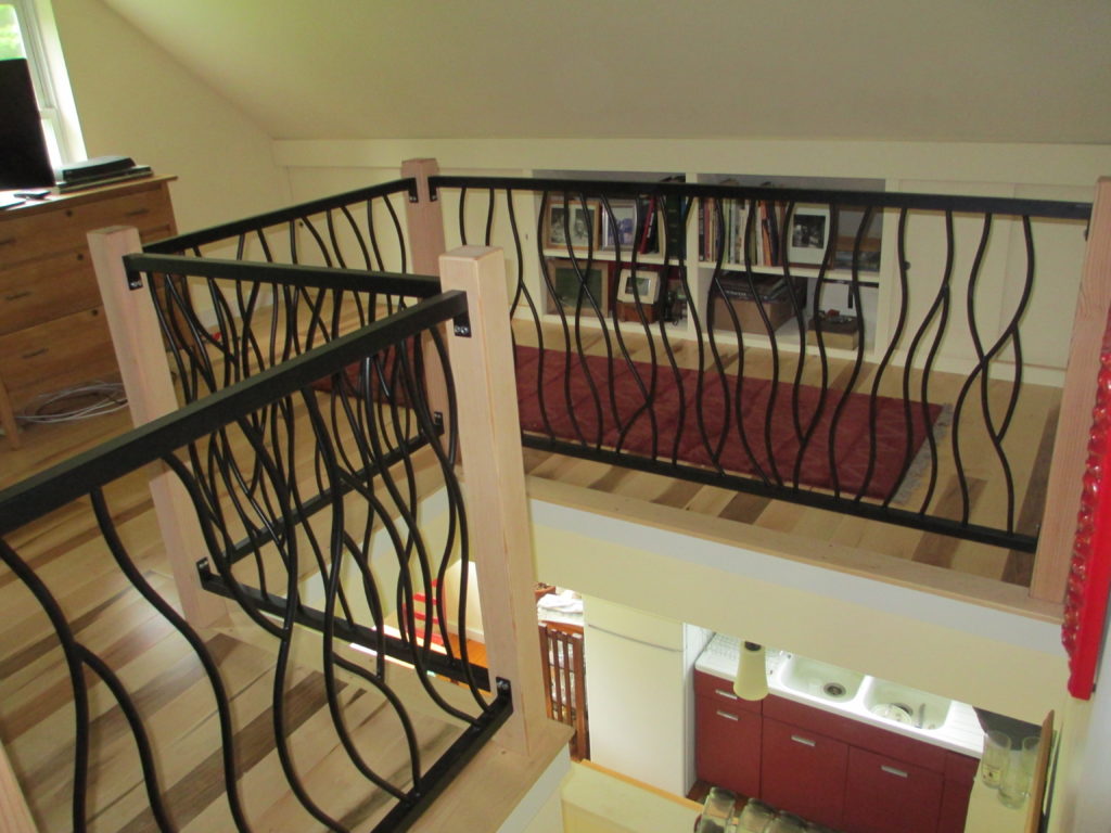 BENT Iron Art Railing by Cam Harris