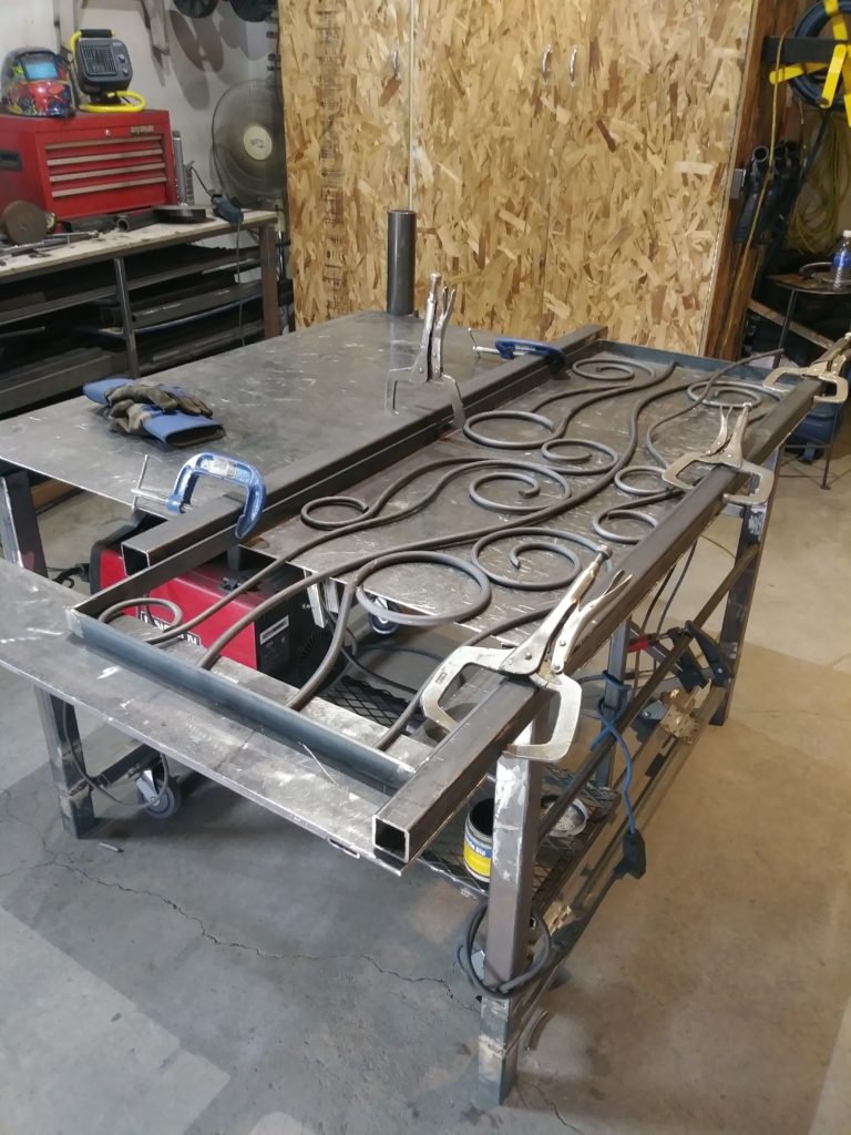 Welding up the layout