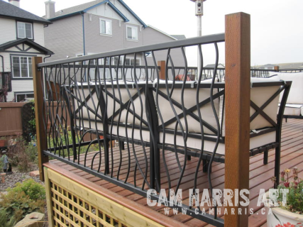 Wrought Iron Railings by Cam Harris in Airdrie Alberta 4