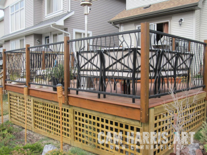 Deck Railings by Cam Harris in Airdrie Alberta 5