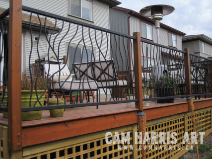 Deck Railings by Cam Harris in Airdrie Alberta 6