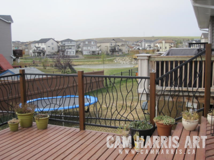 Wrought Iron Railings by Cam Harris in Airdrie Alberta 7
