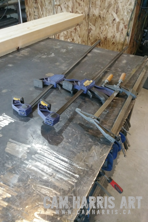 DIY patio table supplies