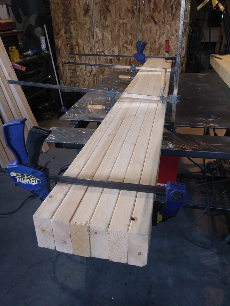 diy patio table butcher block 1