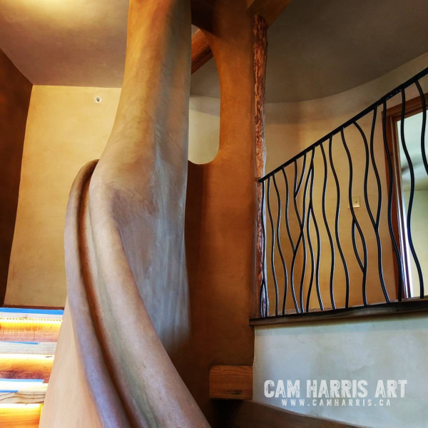 There is a tree growing through the house, in fact there are two!