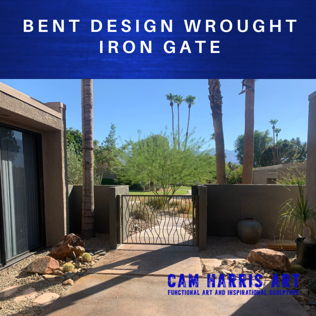 wrought iron gate