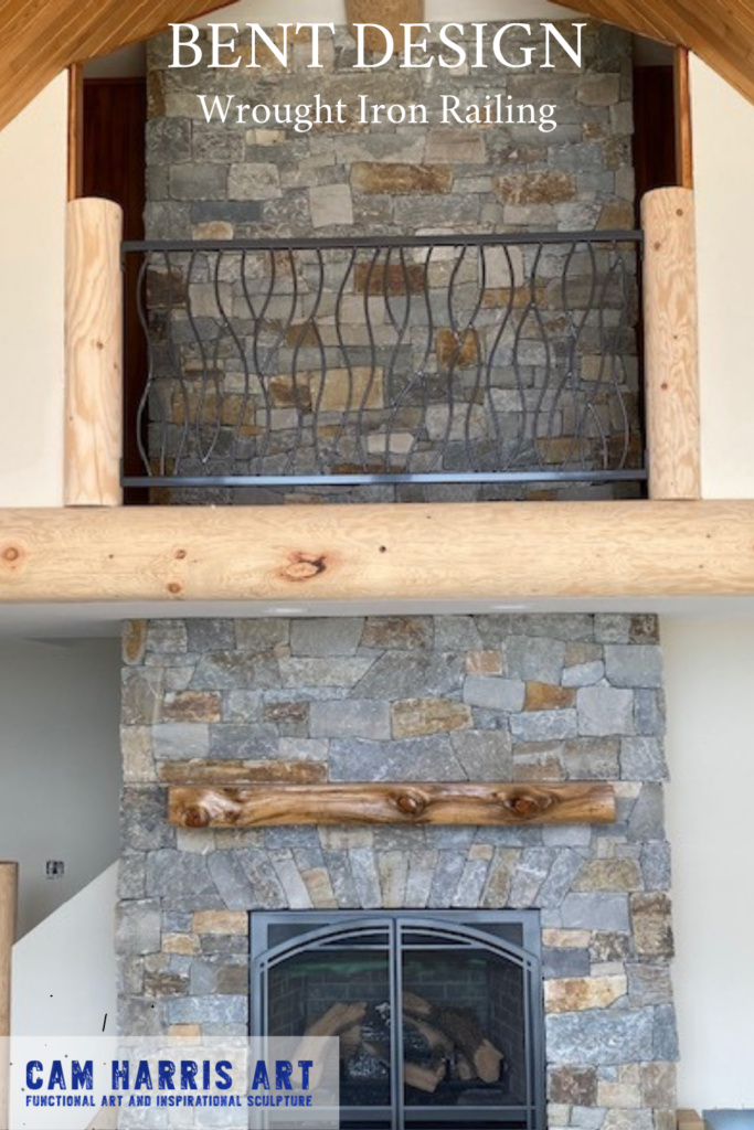 wrought iron railing Lake Crescent WA