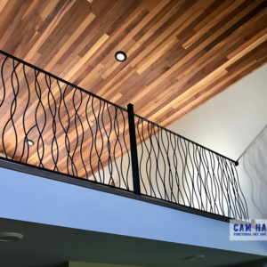 Entwined Design Iron Art Railing