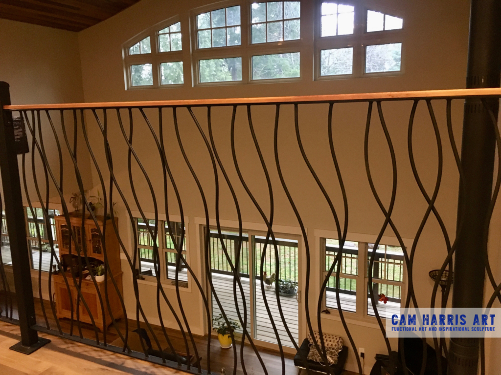 Wrought Iron Railing Project in Qualicum Beach 2
