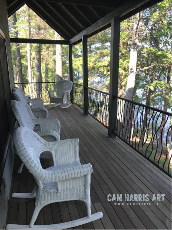 iron deck railing 2