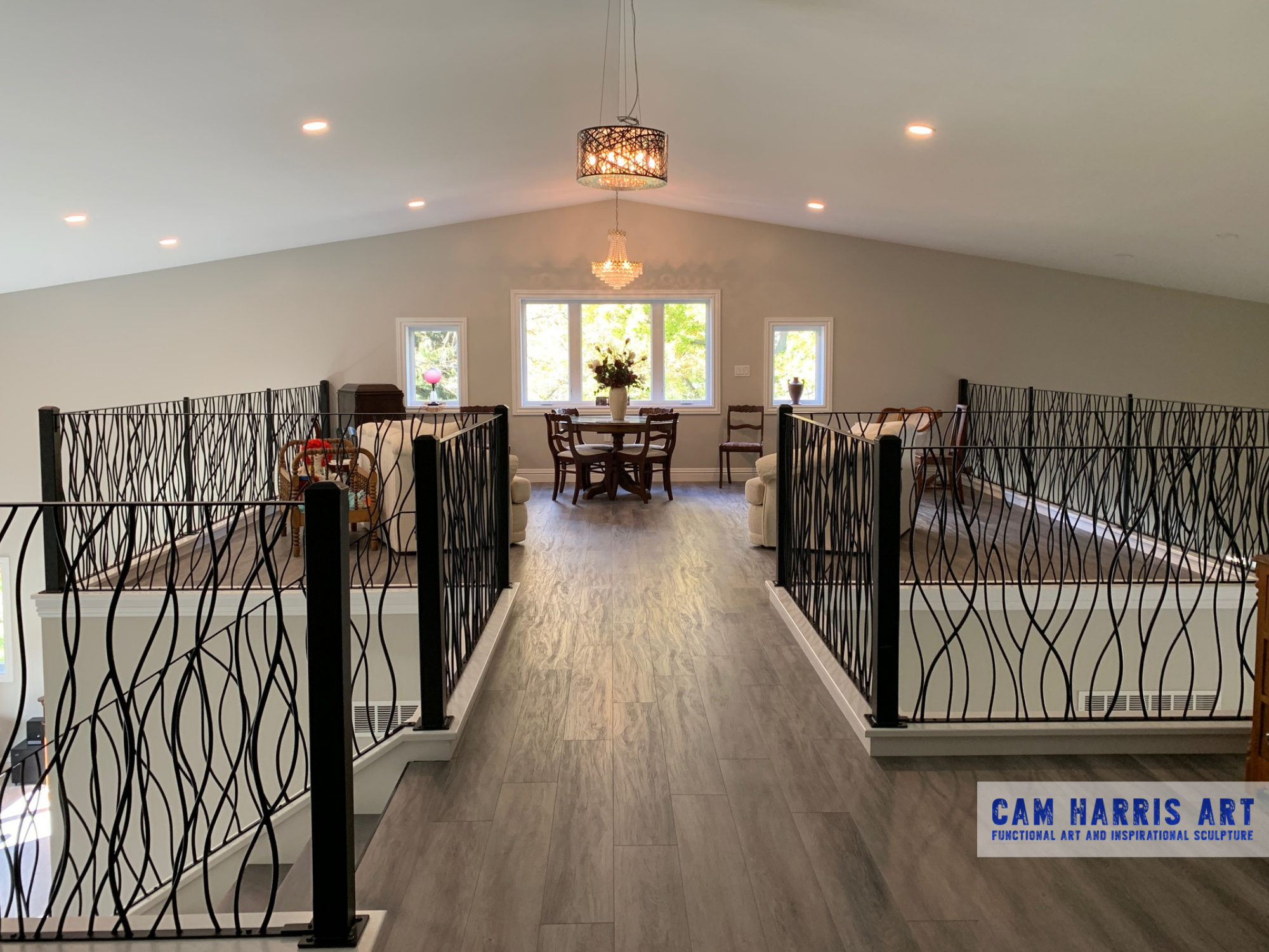 VINES DESIGN WROUGHT IRON RAILING