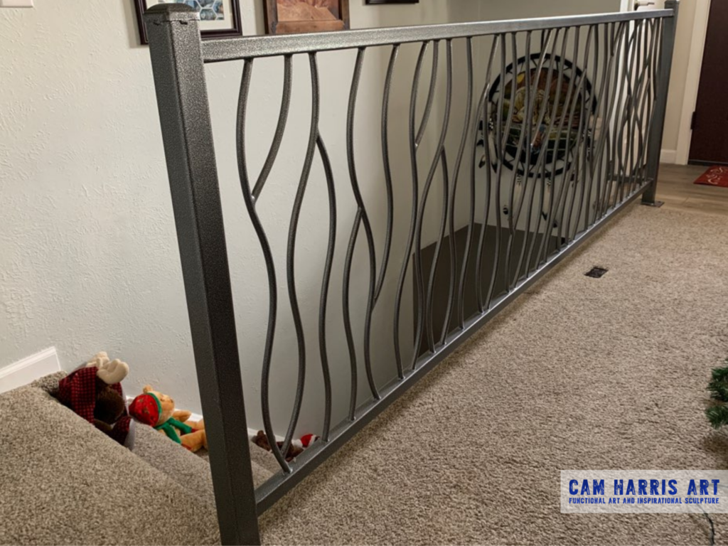 Bent Design Wrought Iron Railing Project in Aurora CO