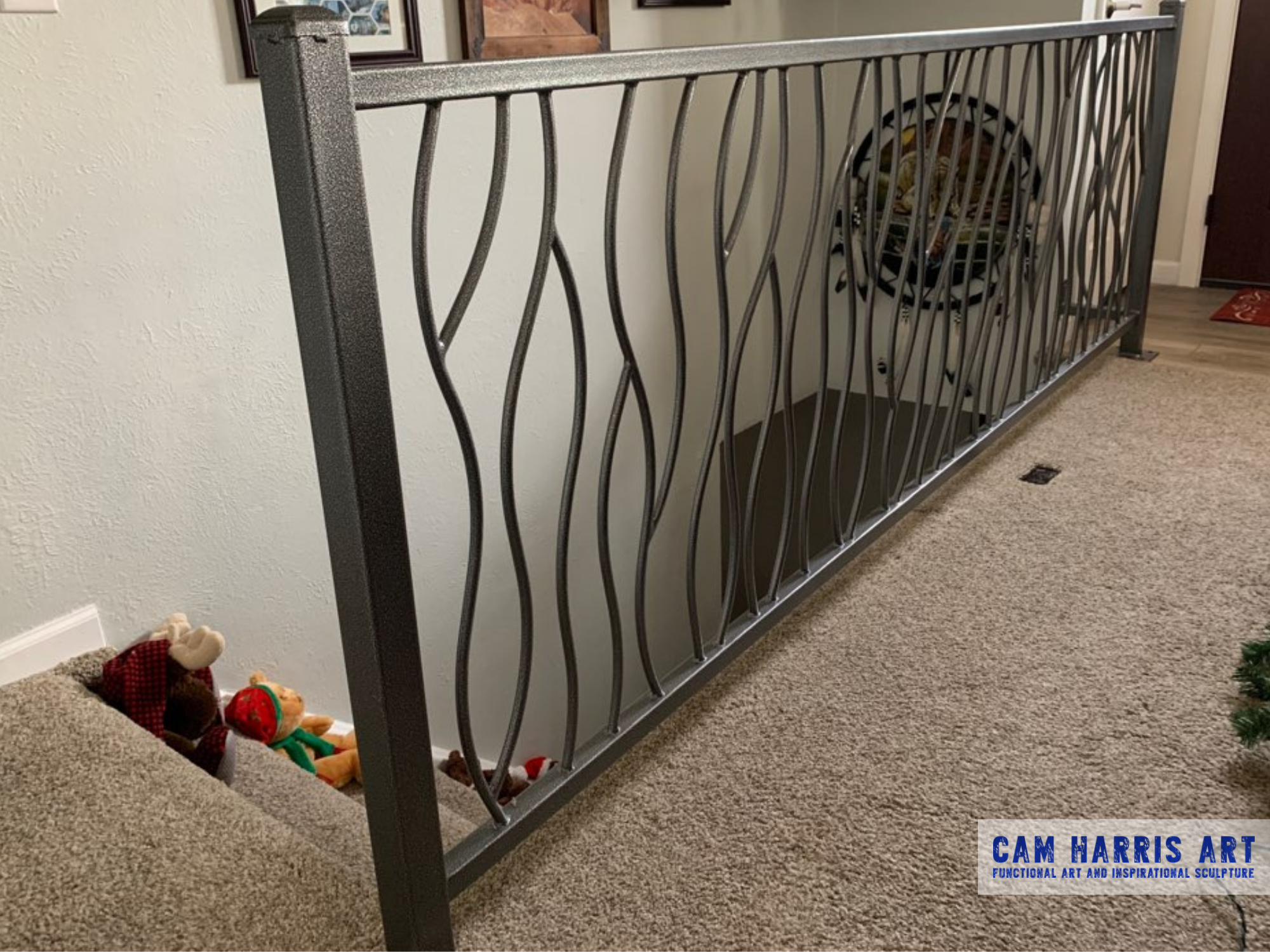 Bent Design Wrought Iron Railing Project in Aurora Colorado