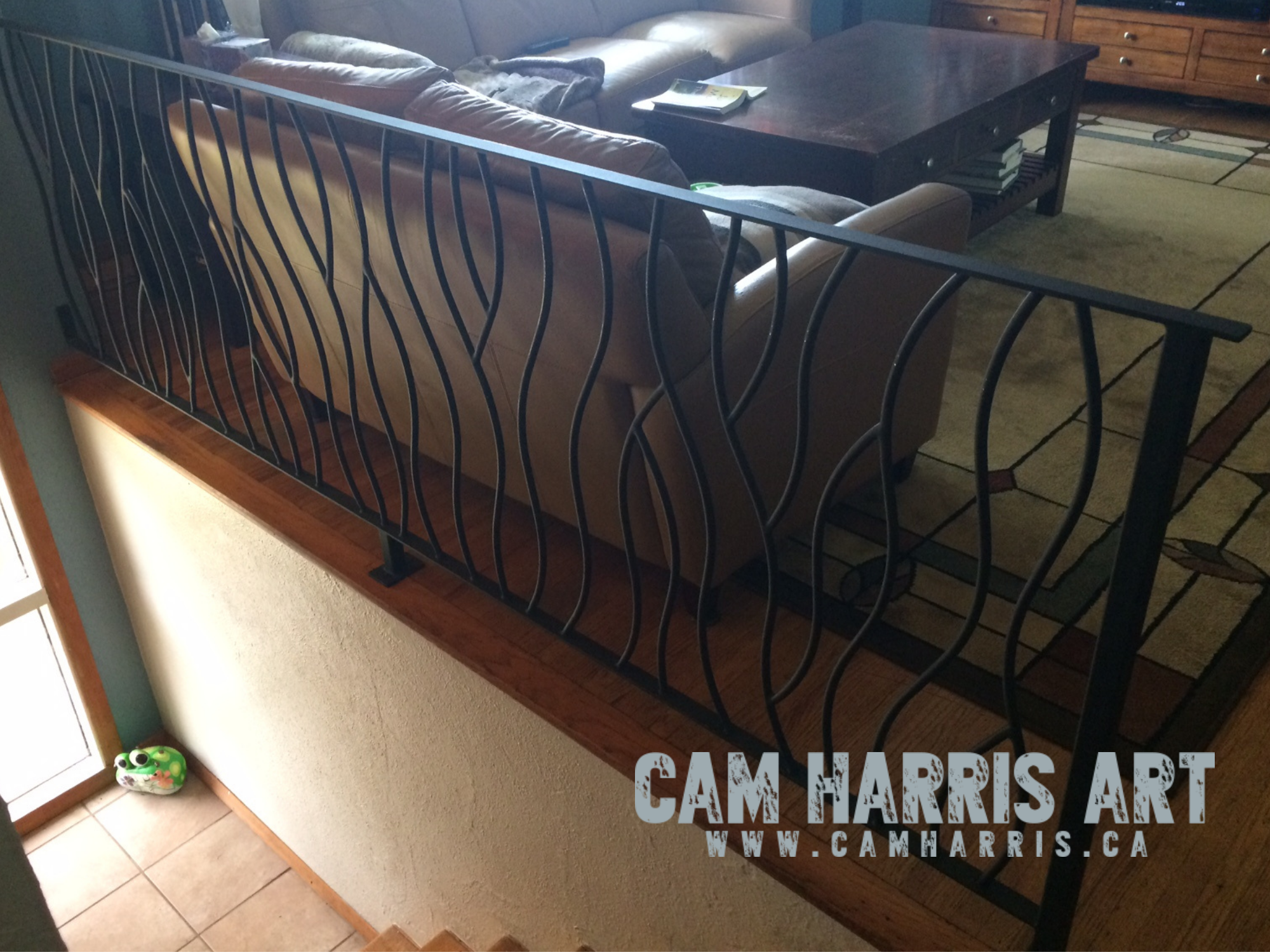 Bent Design Wrought Iron Railing Project in Aurora Colorado
