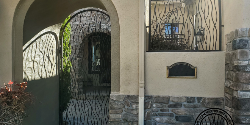 Wrought iron gate and guardrail – Reno Nevada