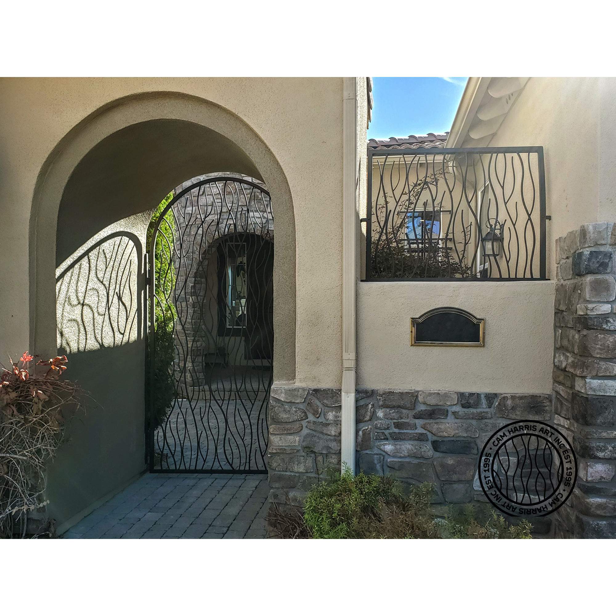 Wrought iron gate and guardrail – Reno Nevada