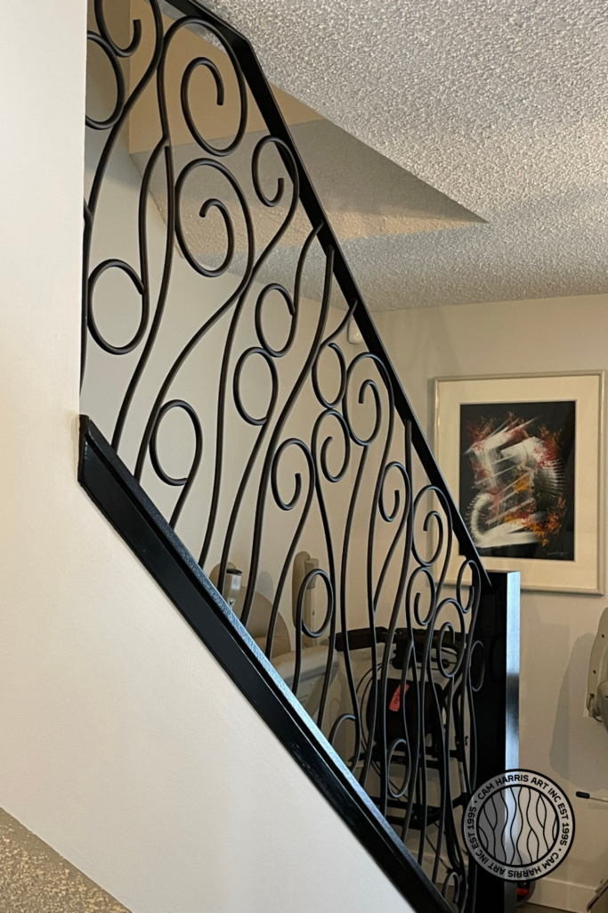 Whimsical Design Iron Railing
