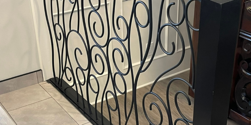 Whimsical Design Iron Railing – Calgary Alberta