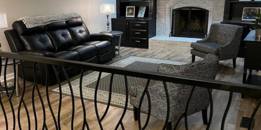 Wrought Iron Railing Frederick Maryland Project