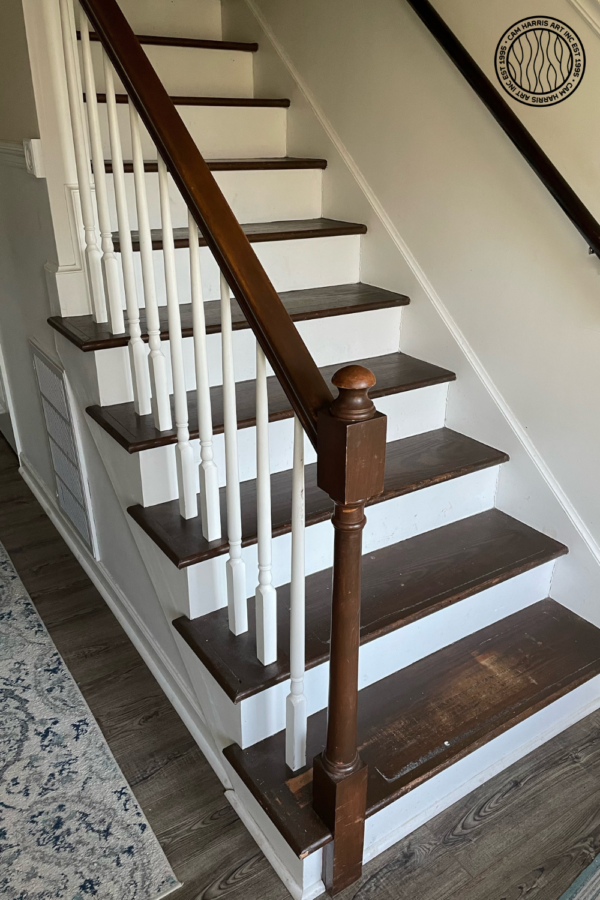 Repurposed Stair Railing Stair Railing Makeover - Cam Harris Art