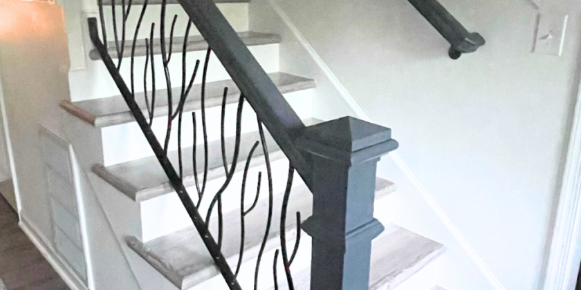 Stair Railing Makeover