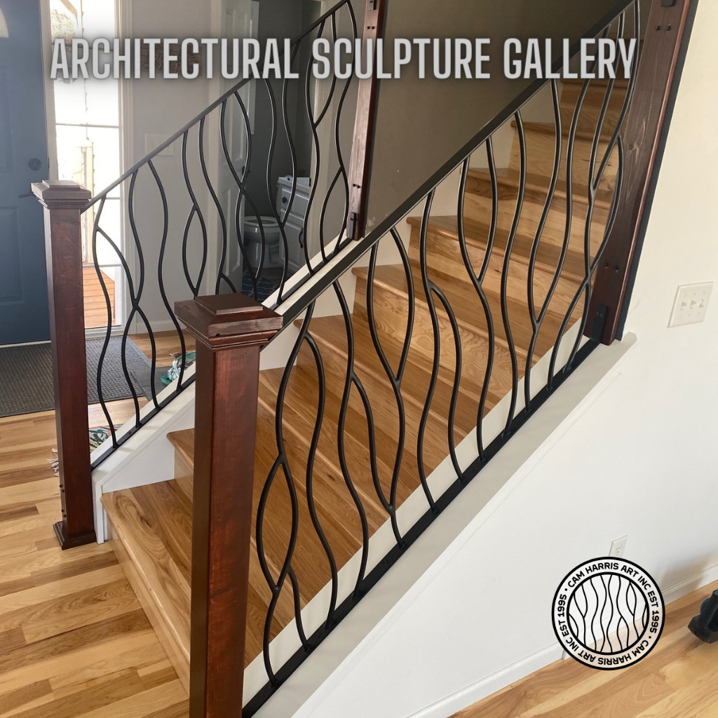 Bent Design Iron Art Railing