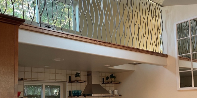 Metal Balcony Railing Project in Santa Cruz CA