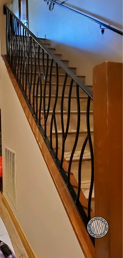 iron railing idea