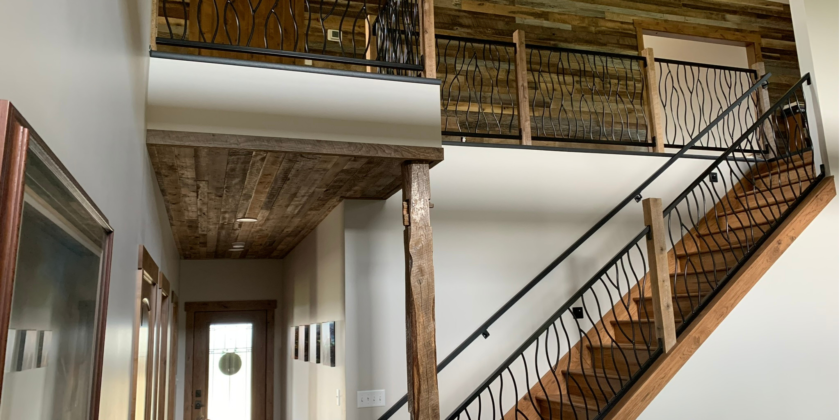 Custom Iron Railing Project in Knoxville TN