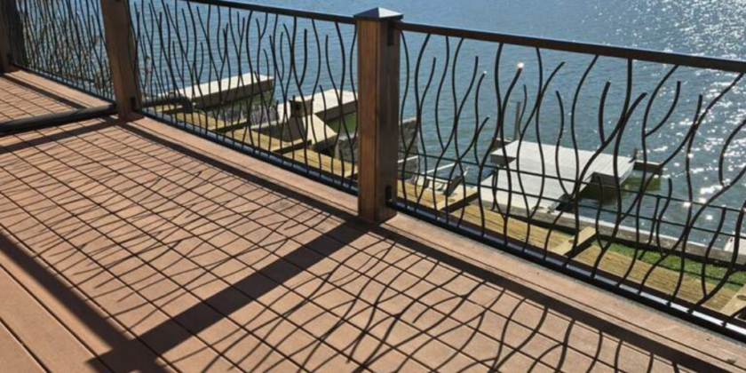 Branch Style Deck Railing in Greenwood Lake NY