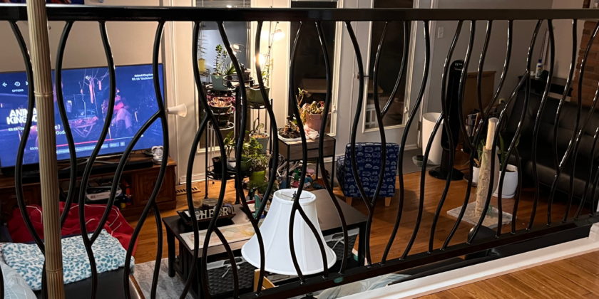 Interior Metal Railing Project Pickering Ontario