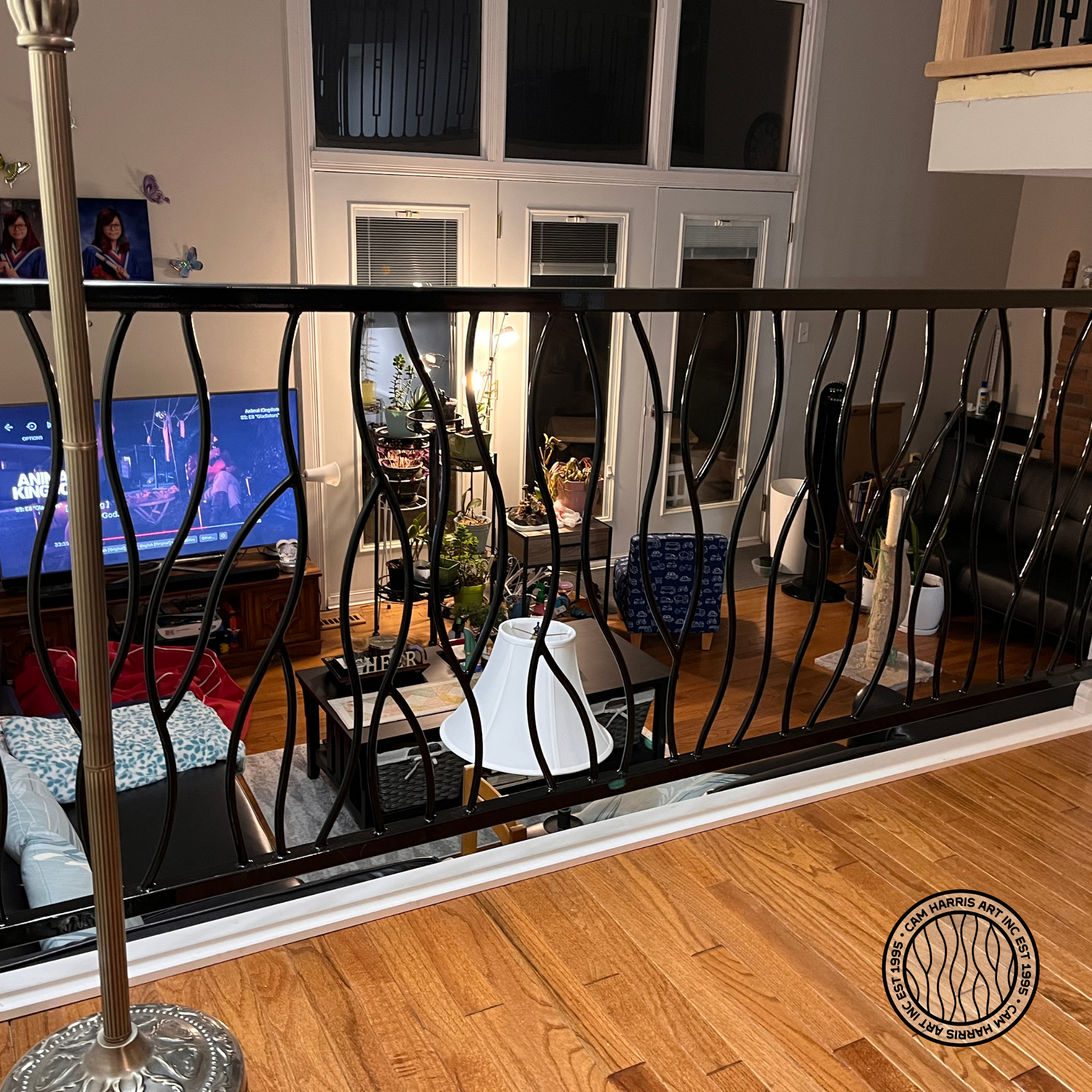 Interior Metal Railing Project Pickering Ontario