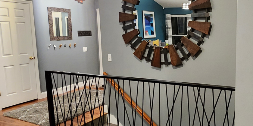 Modern Railing Sticks Design Project Missouri