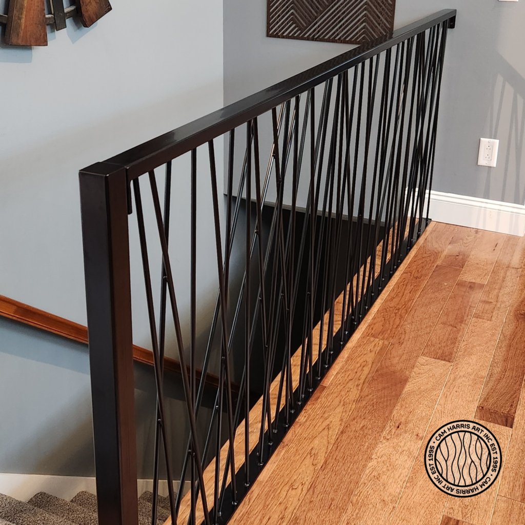 modern railing in my sticks design