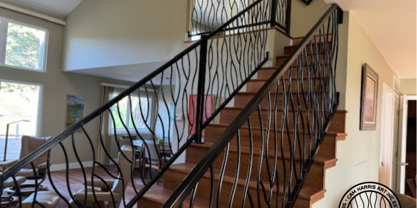 Wrought Iron Railing Design Belmont California