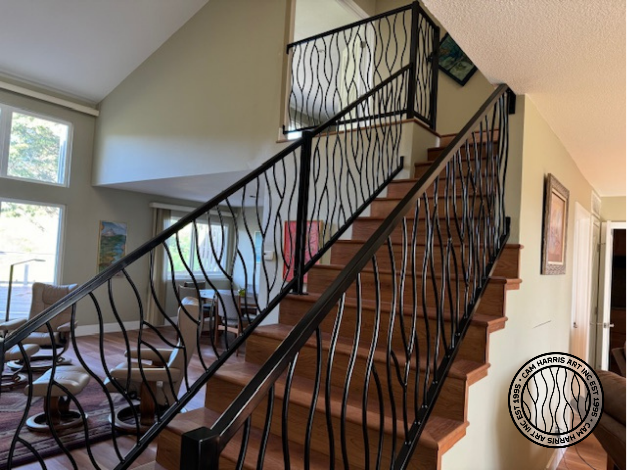 Wrought Iron Railing Design Belmont California