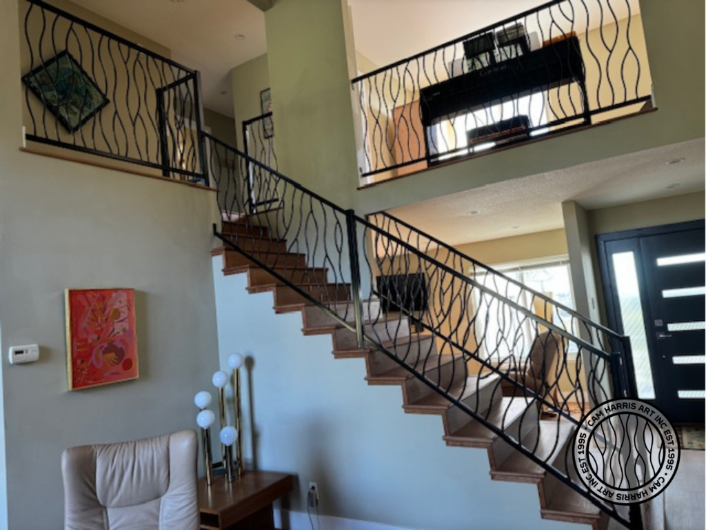 wrought iron railing design 