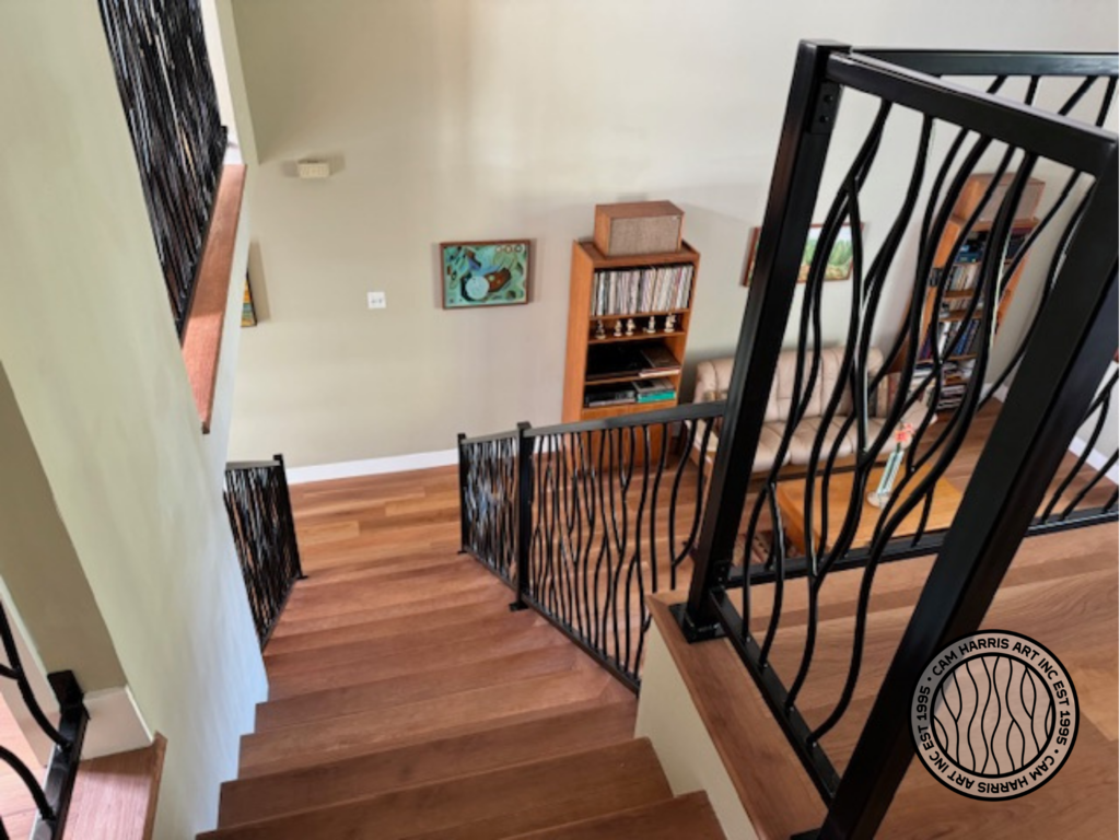 Wrought iron railing design