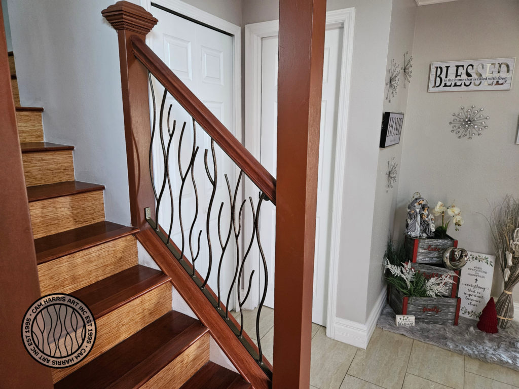 branch style railing