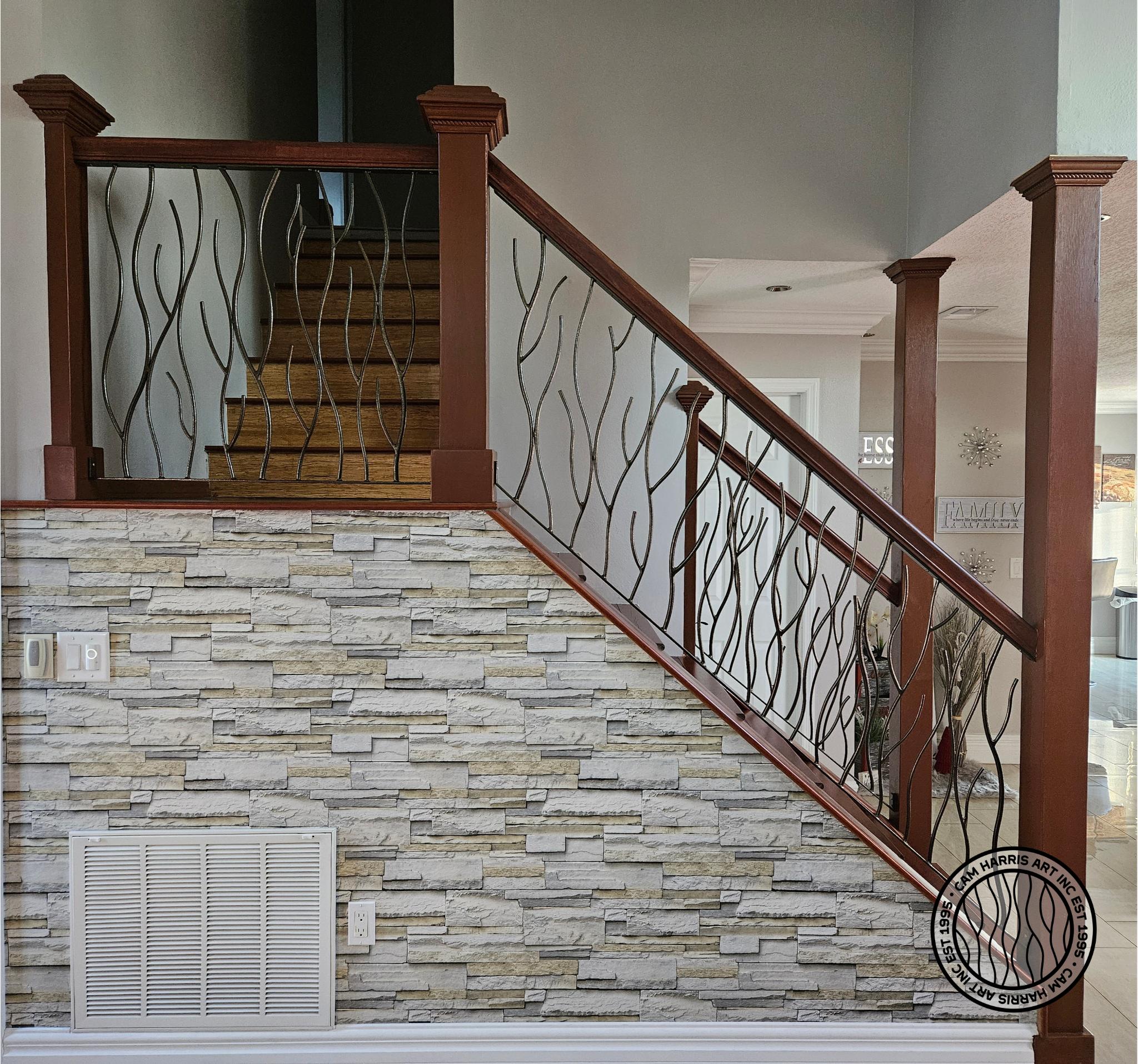 Branch Style Railing Twigs Design