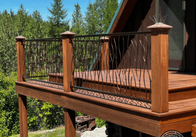 twigs design deck railing