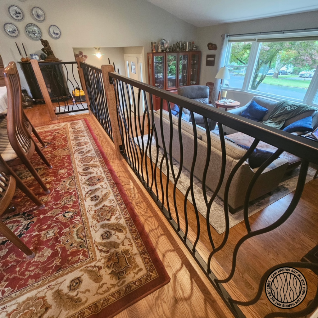 iron railing created in Calgary Alberta 2