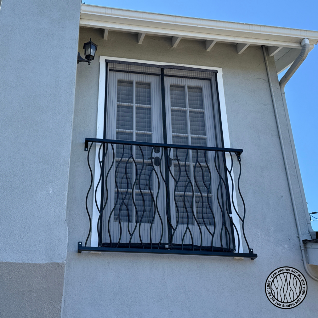 Custom Bent Design Juliette Railing