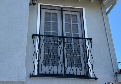 Custom Bent Design Juliette Railing