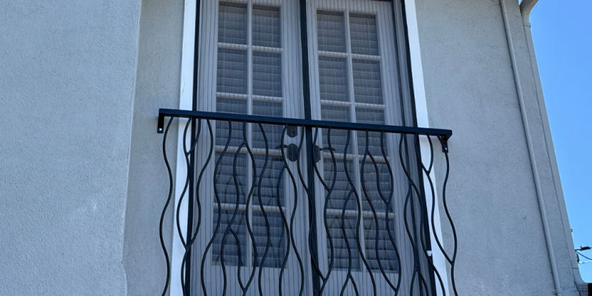 Custom Bent Design Juliette Railing – Santa Barbara, CA